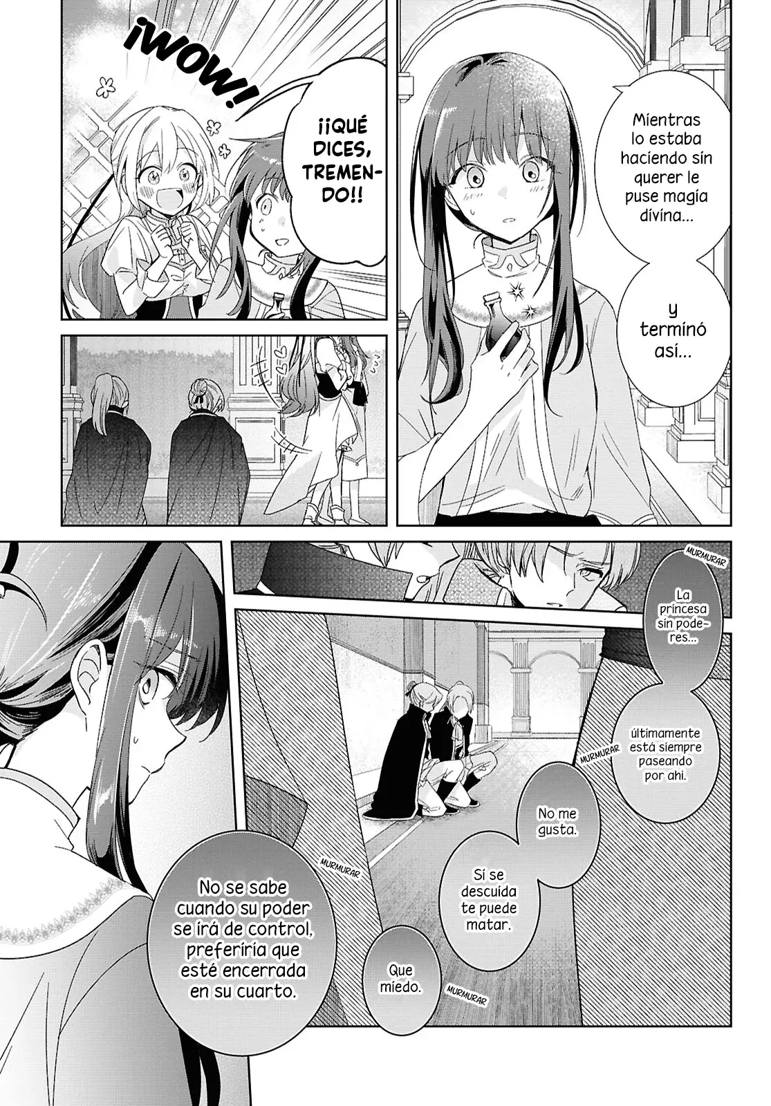 Muryoku Seijo to Munou Oujo ~Maryoku Zero de Shoukansareta Seijo no Isekai Kyuukokuki~ Capitulo 3 página 7