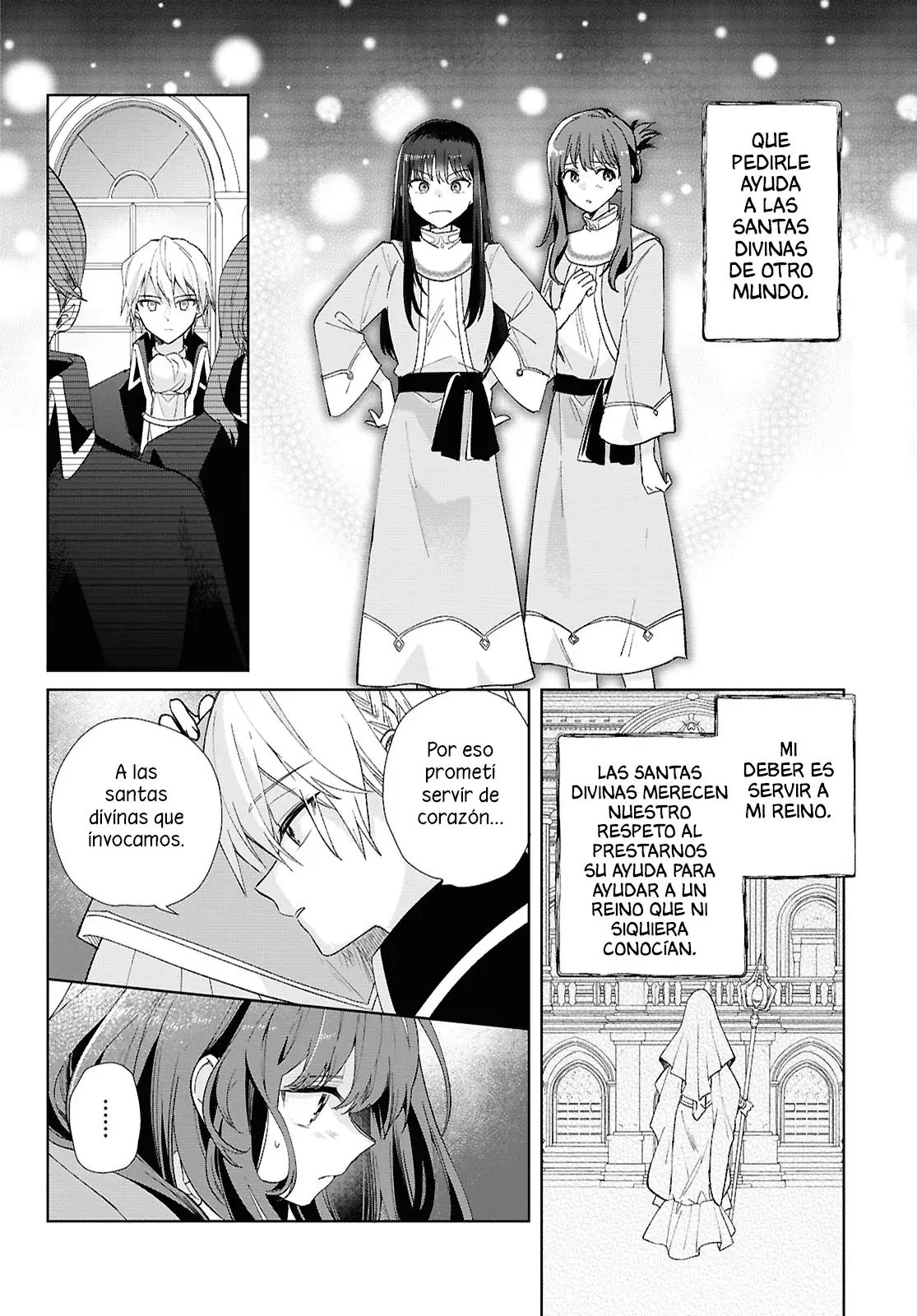 Muryoku Seijo to Munou Oujo ~Maryoku Zero de Shoukansareta Seijo no Isekai Kyuukokuki~ Capitulo 8 página 22