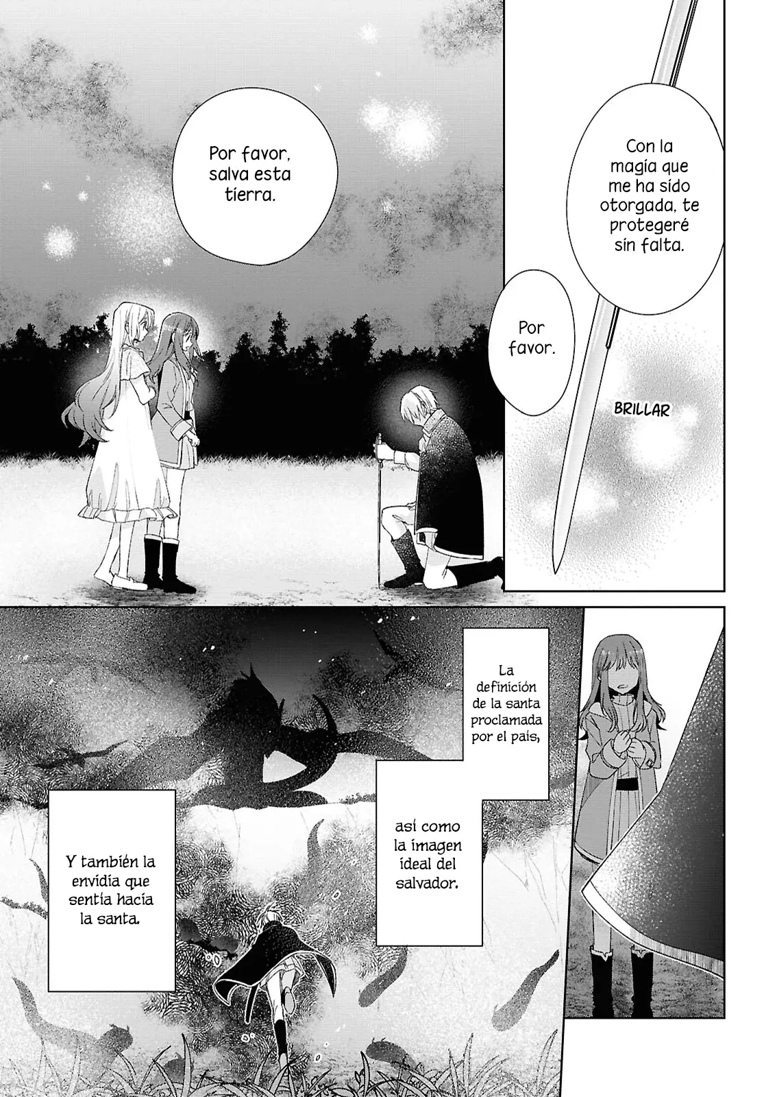 Muryoku Seijo to Munou Oujo ~Maryoku Zero de Shoukansareta Seijo no Isekai Kyuukokuki~ Capitulo 9 página 21