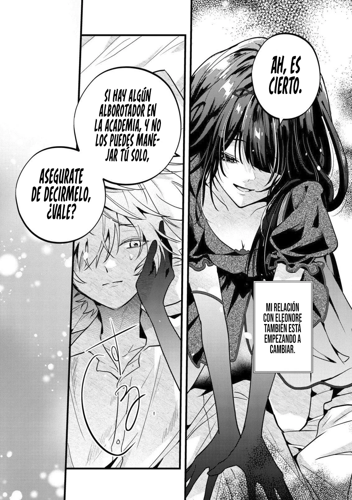 Reencarné como el amigo de la infancia de la villana que cae en la oscuridad. Capitulo 12 página 28