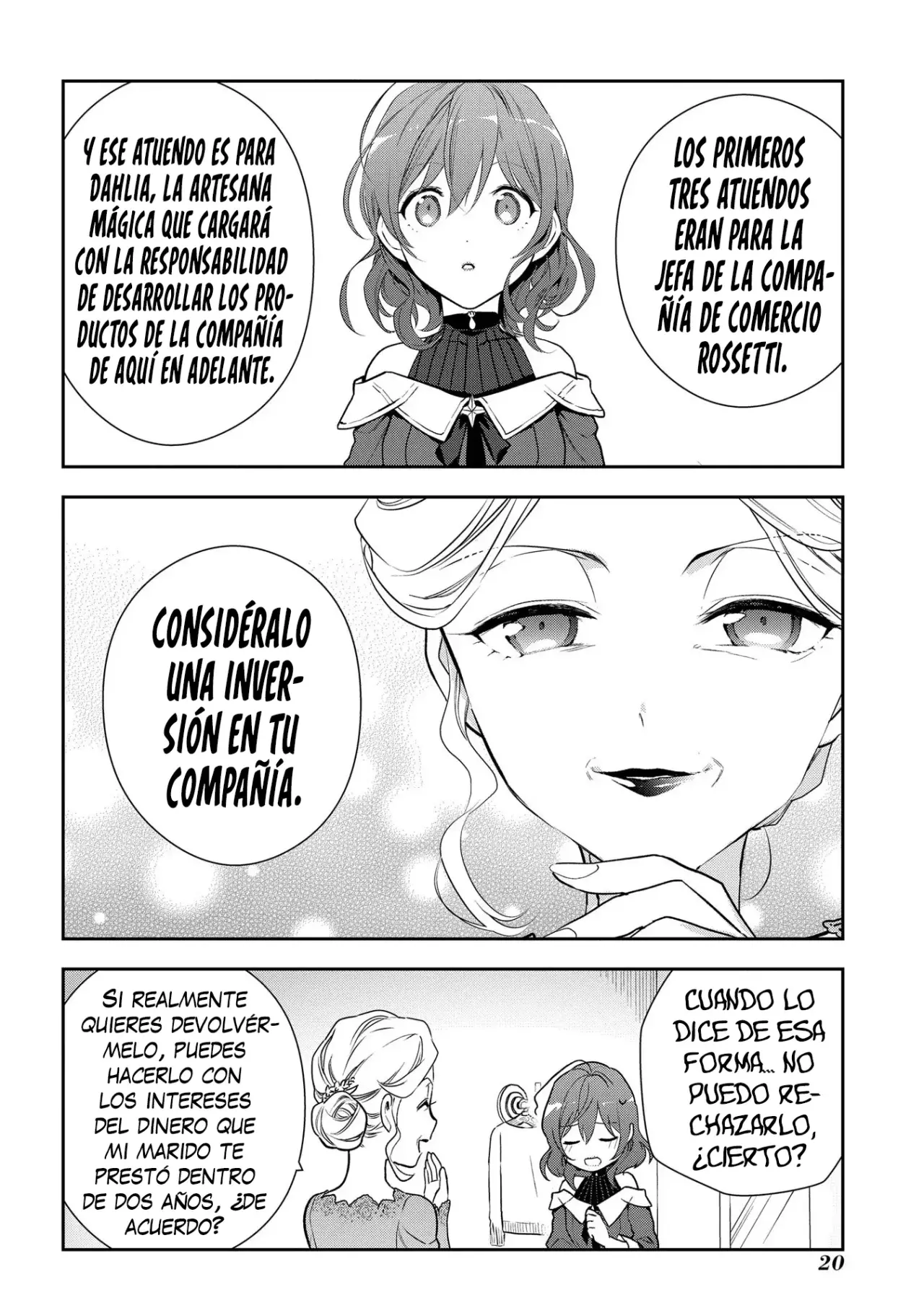 Magic Artisan Dahliya Won't Hang Her Head ~Dahliya Wilts No More~ Capitulo 4 página 19