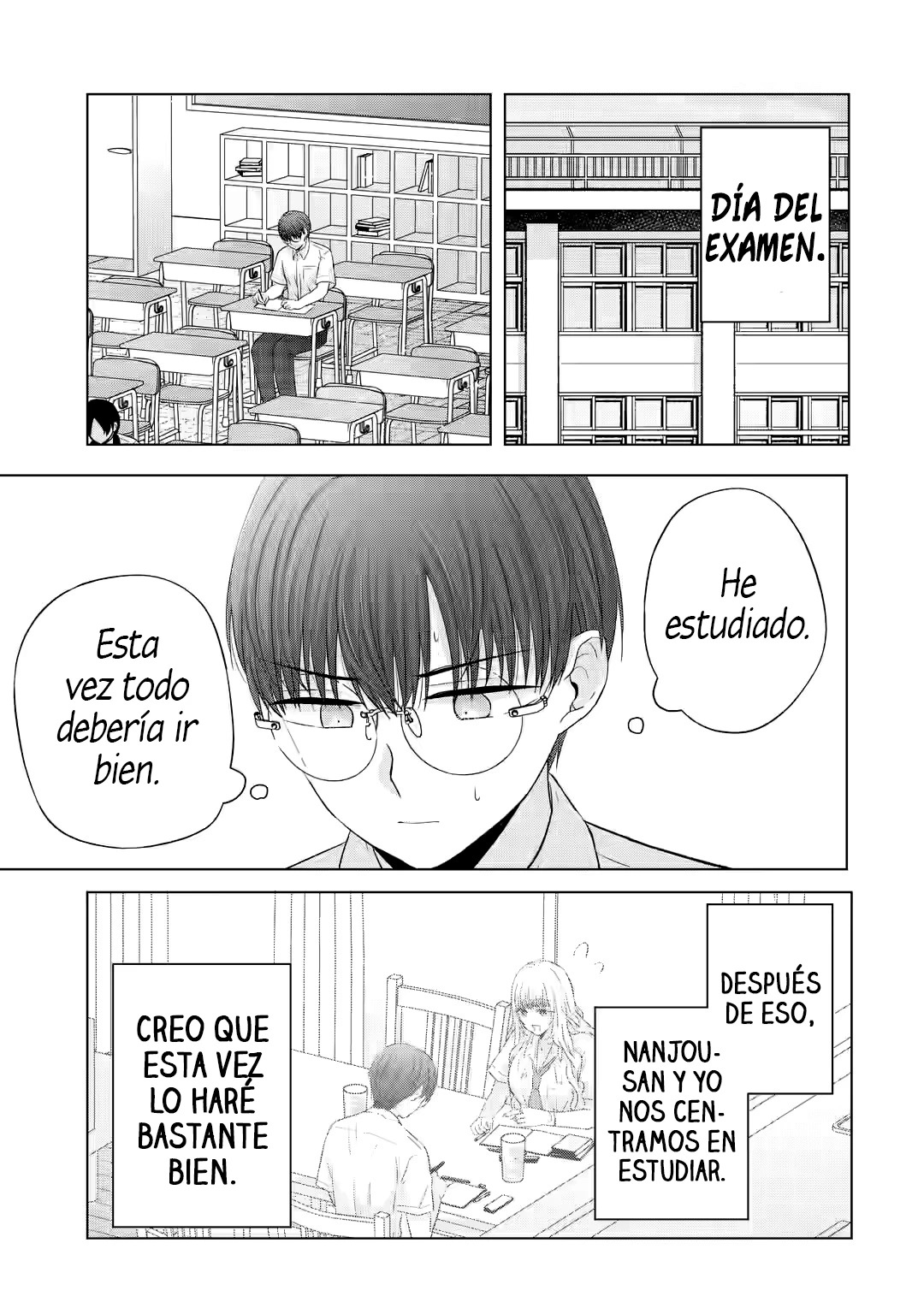Nanjou-san wa Boku ni Dakaretai Capitulo 13: Nanjou-san y los estudios página 51