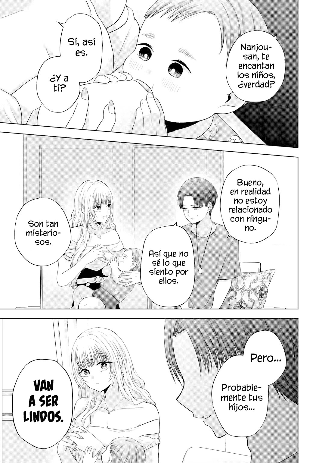 Nanjou-san wa Boku ni Dakaretai Capitulo 15: Nanjou-san y el bebé página 38