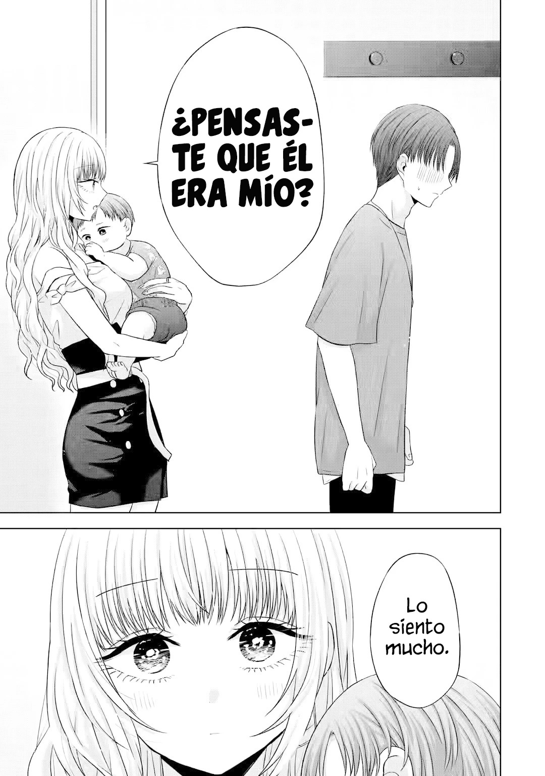 Nanjou-san wa Boku ni Dakaretai Capitulo 15: Nanjou-san y el bebé página 54