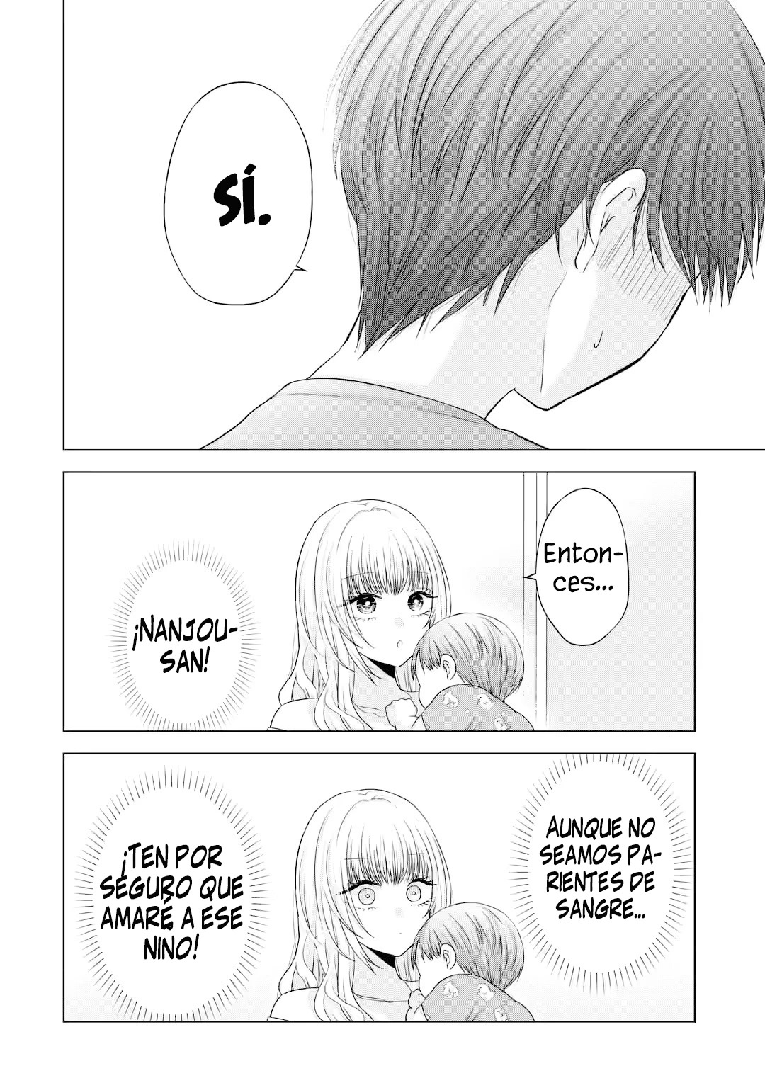 Nanjou-san wa Boku ni Dakaretai Capitulo 15: Nanjou-san y el bebé página 55