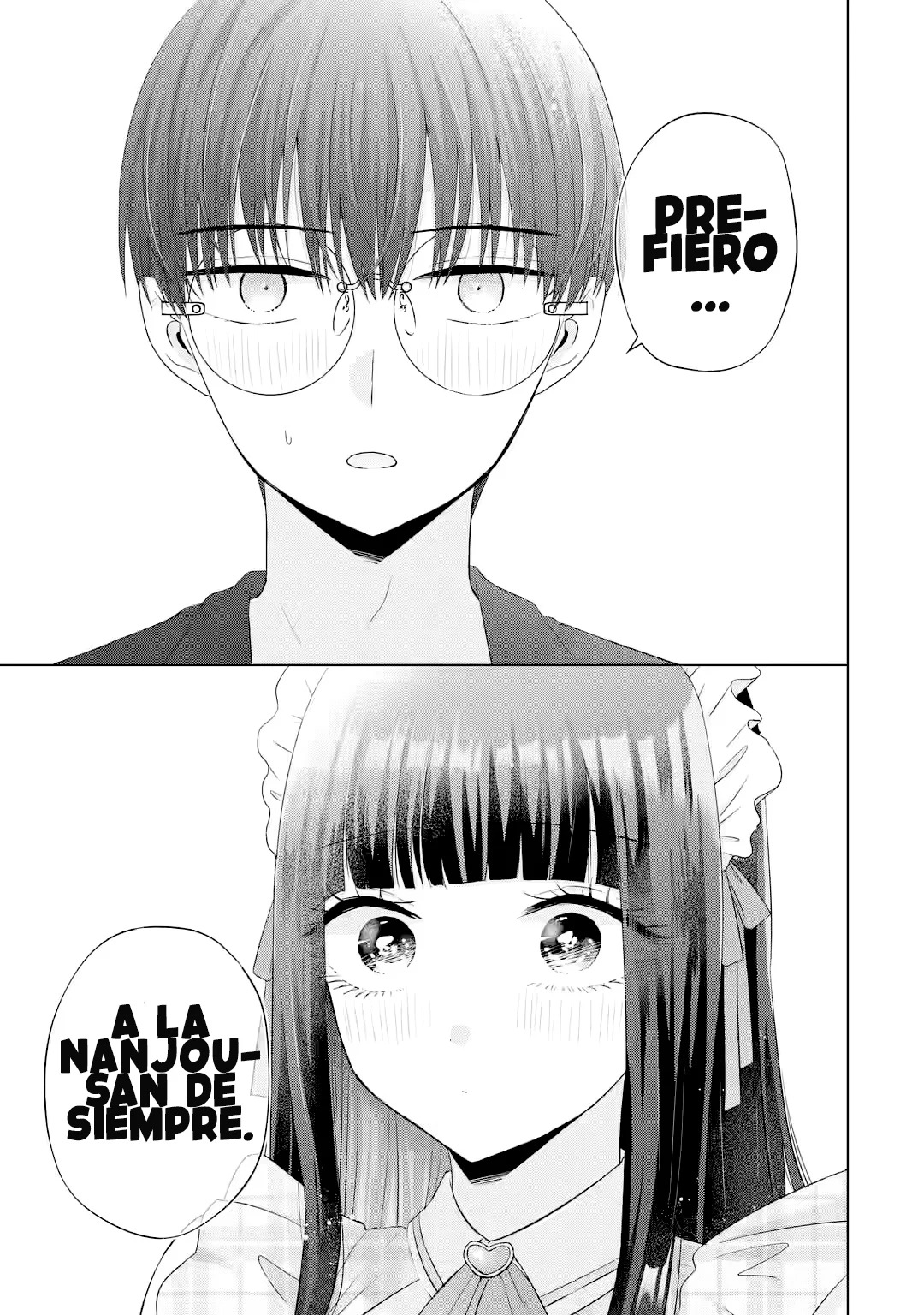 Nanjou-san wa Boku ni Dakaretai Capitulo 9: Quiero saber más sobre Nanjou-san página 54