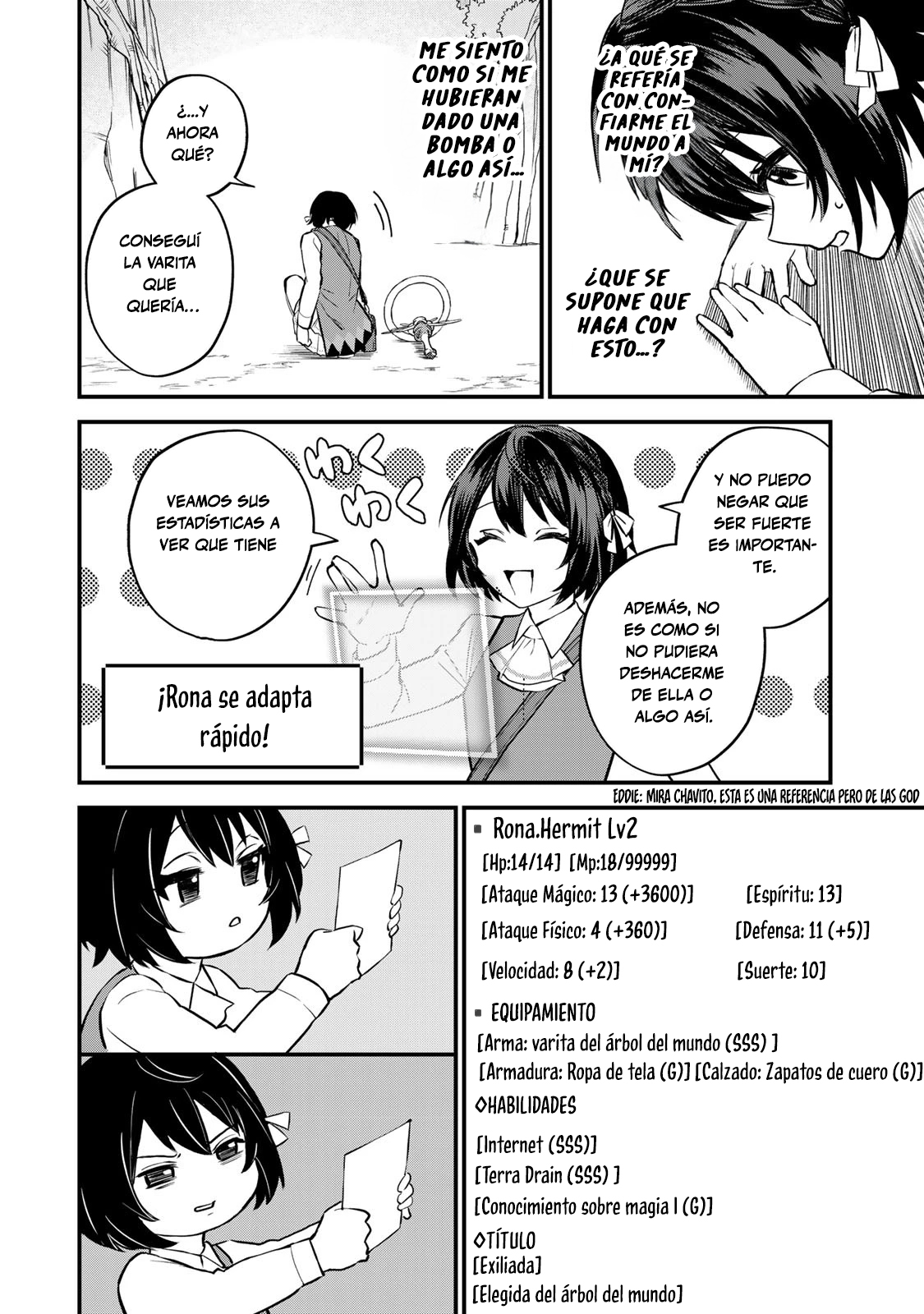 Sekai Saikyou no Majo, Hajimemashita: Watashi Dake "Kouryaku Site" o Miseru Sekai de Jiyuu ni Ikimasu Capitulo 1 página 52