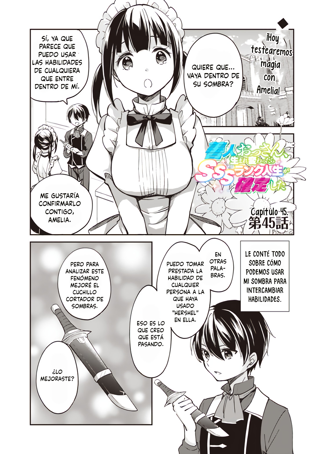 Zennin Ossan, Umarekawattara SSS Rank Jinsei ga Kakutei Shita Capitulo 45 página 2