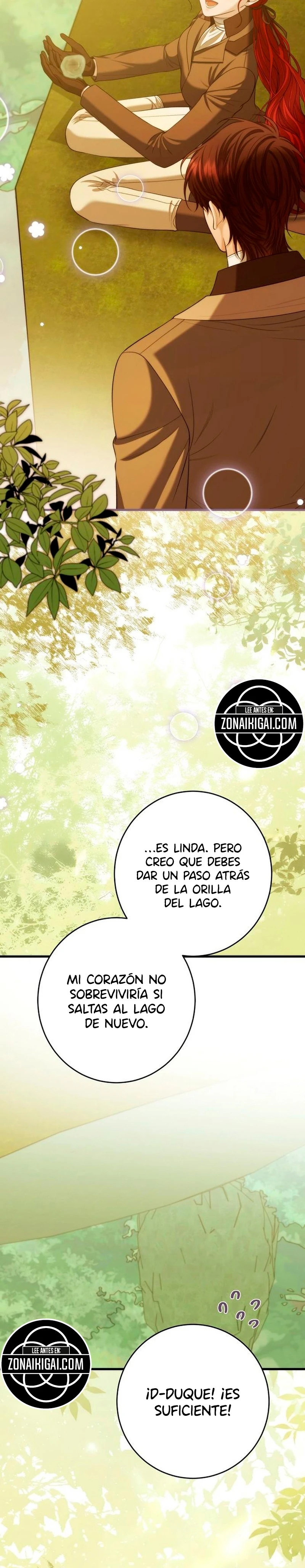 Sé que no debería estar haciendo esto con el Duque, pero…. Capitulo 28 página 18
