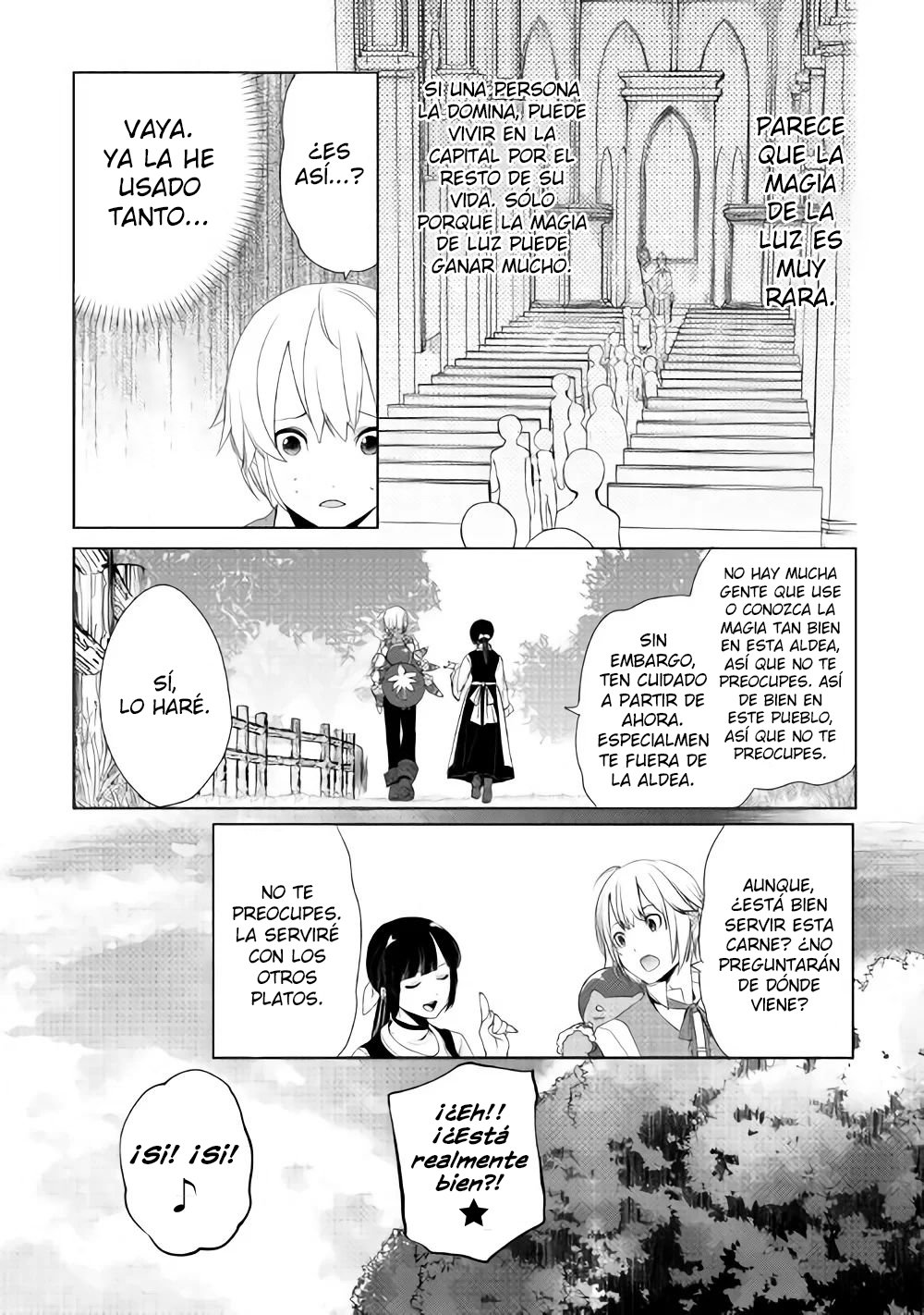 ¿Izure Saikyou no Renkinjutsushi? Capitulo 4: ~ !Crisis en la aldea¡ ~ !Una araña invade¡ ~ página 14