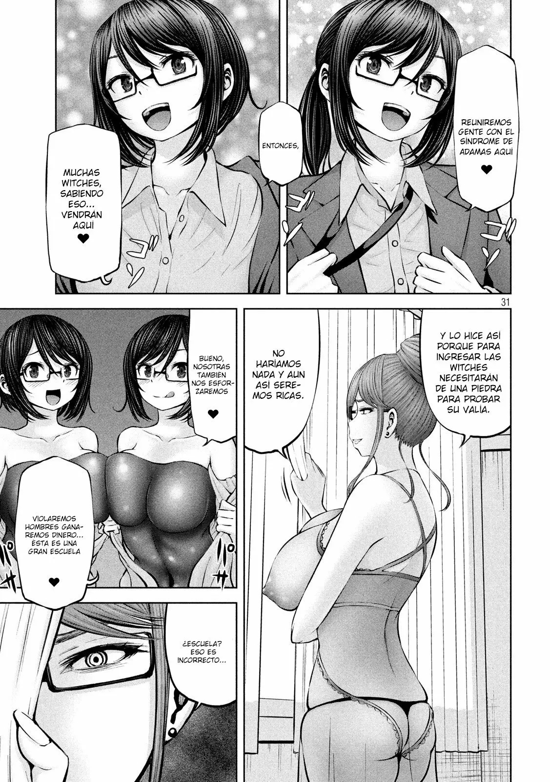 Adamasu no Majotachi Capitulo 17: El fin de nuestra felicidad página 32
