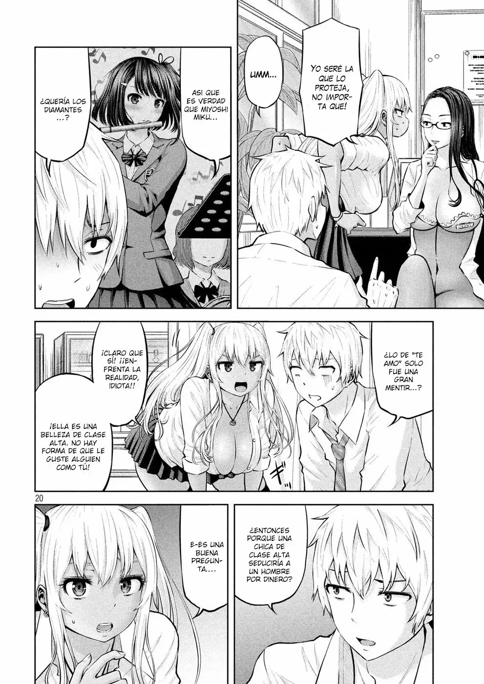 Adamasu no Majotachi Capitulo 3: Los verdaderos colores de la virtud página 19