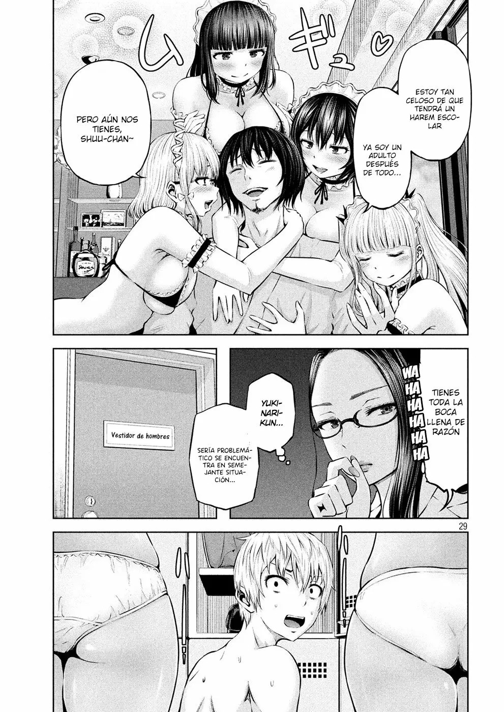 Adamasu no Majotachi Capitulo 5: Dispersión de feromonas página 28