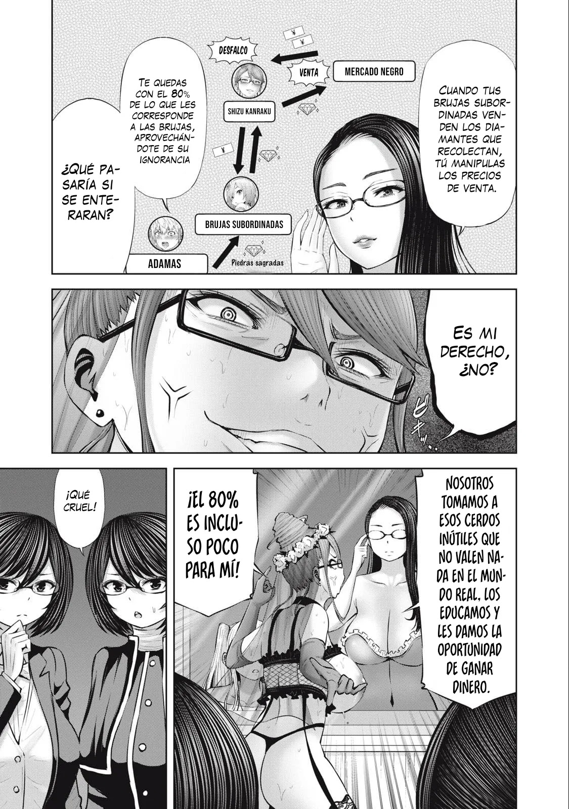 Adamasu no Majotachi Capitulo 54 página 36