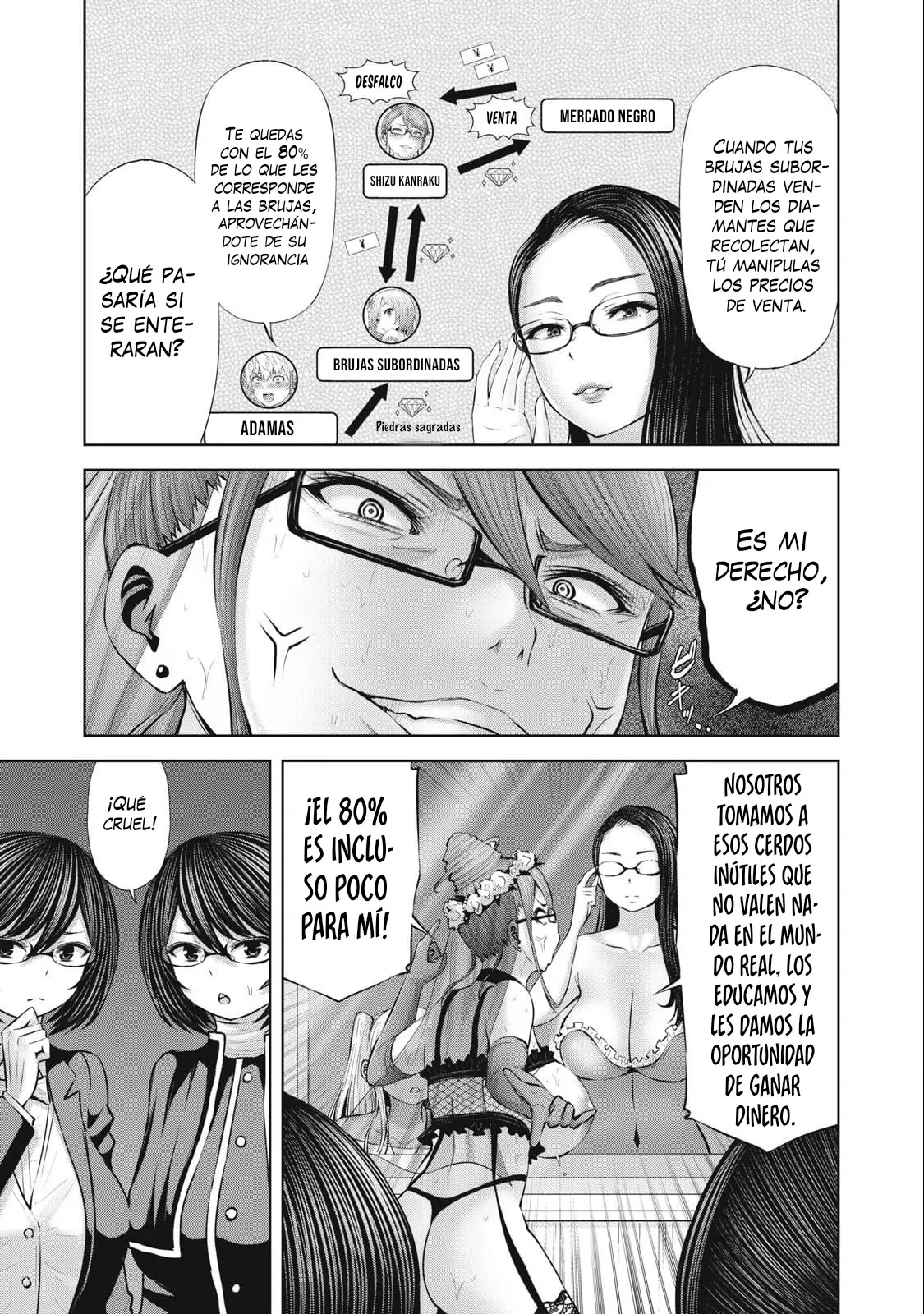 Adamasu no Majotachi Capitulo 54 página 37