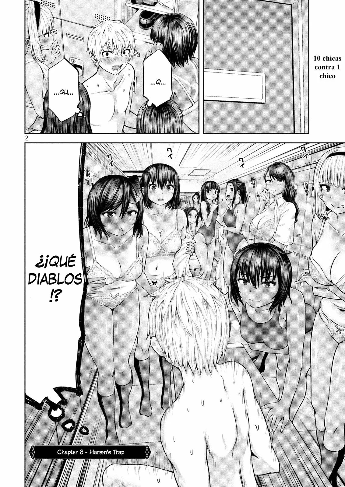 Adamasu no Majotachi Capitulo 6: Harem's Trap página 2