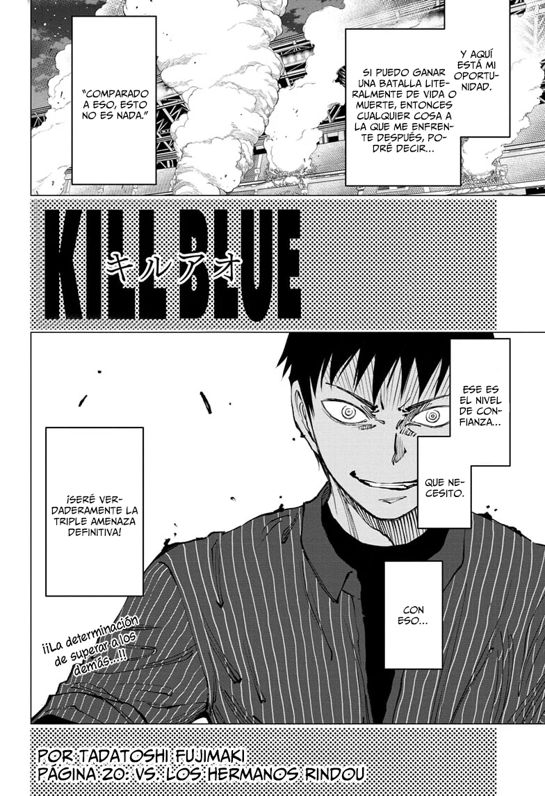 Kill Blue Capitulo 20: Vs. Los hermanos Rindou página 3