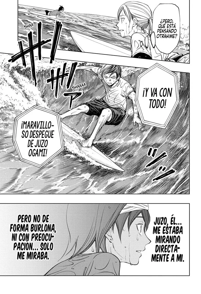 Kill Blue Capitulo 37: El desafío de Mitsuoka, batalla de surf página 14