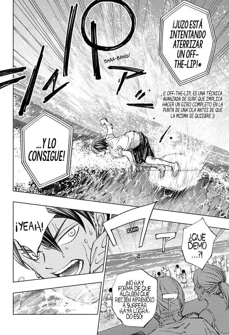 Kill Blue Capitulo 37: El desafío de Mitsuoka, batalla de surf página 17