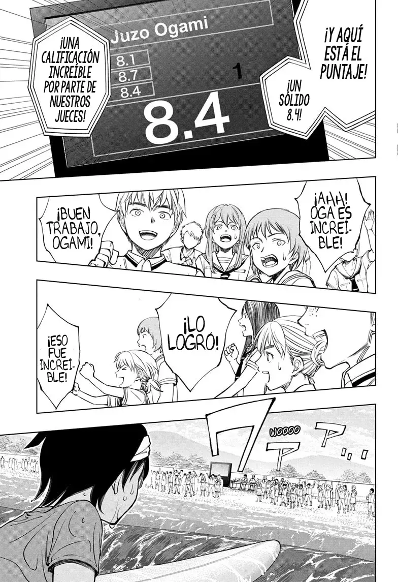 Kill Blue Capitulo 37: El desafío de Mitsuoka, batalla de surf página 18