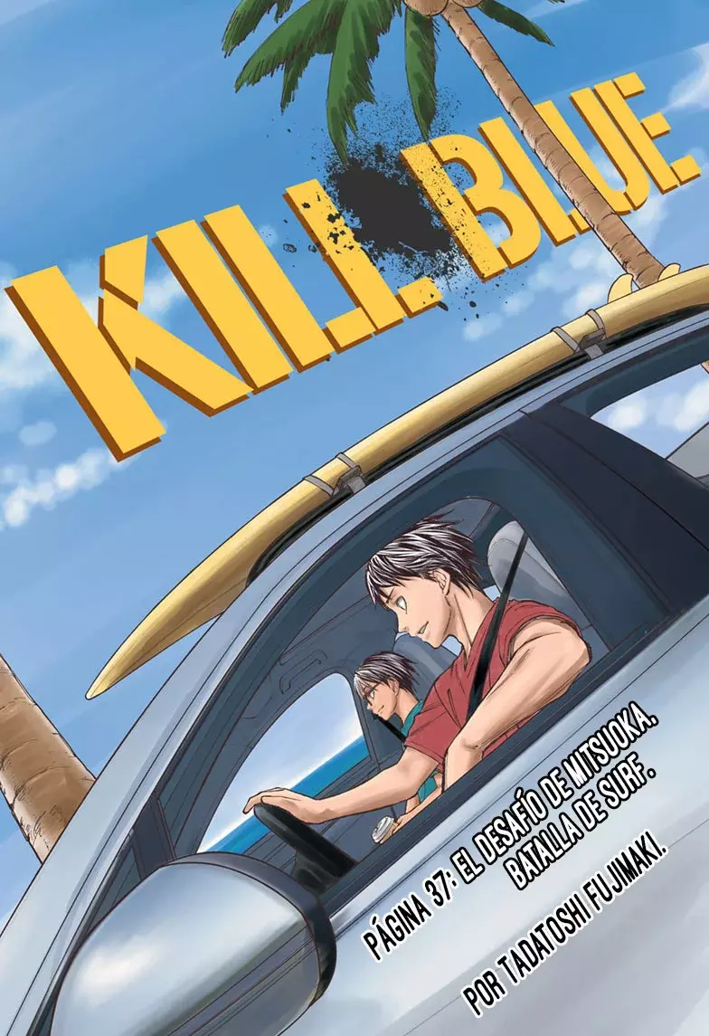 Kill Blue Capitulo 37: El desafío de Mitsuoka, batalla de surf página 2