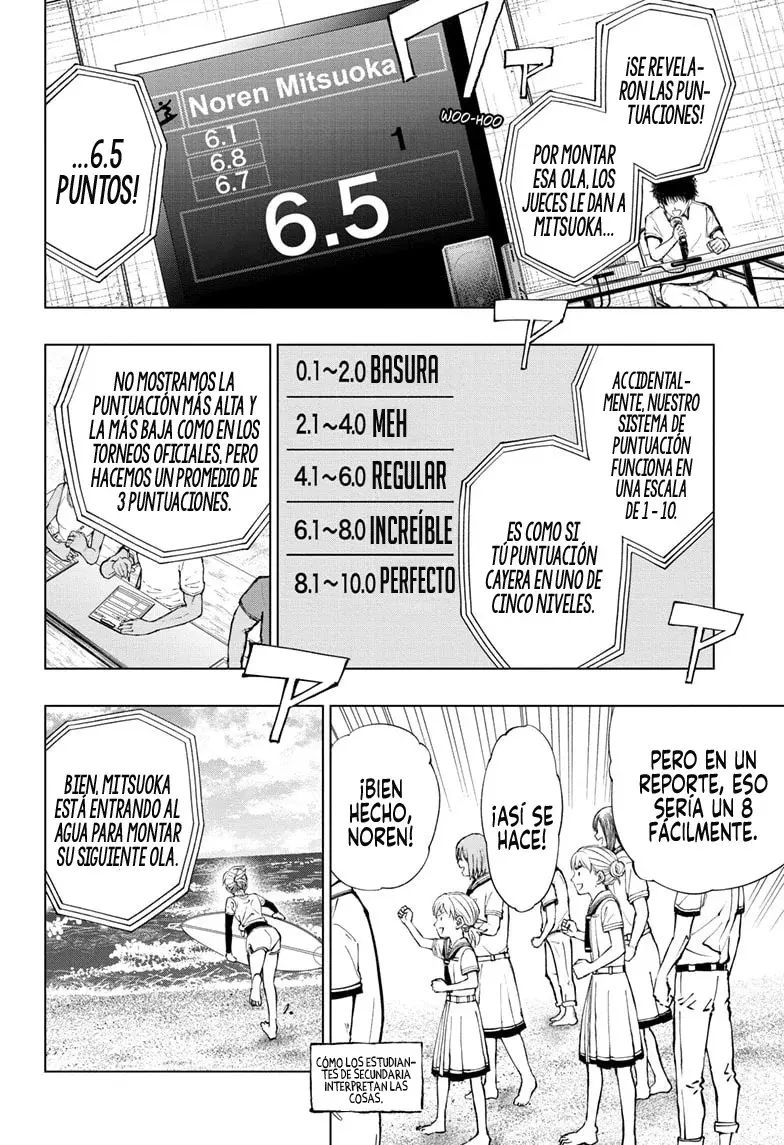 Kill Blue Capitulo 37: El desafío de Mitsuoka, batalla de surf página 5