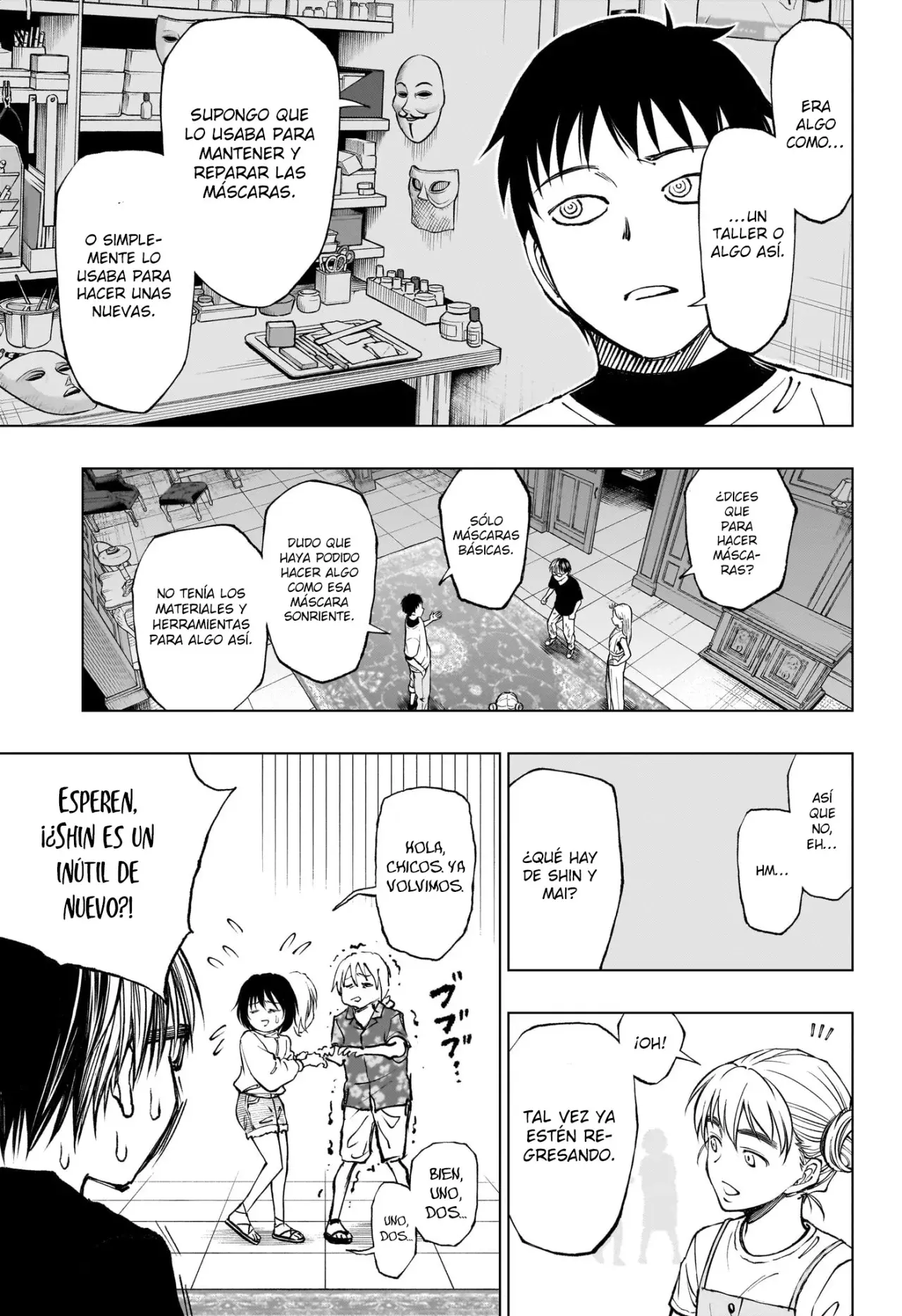 Kill Blue Capitulo 54: ¡La casa de vacaciones de los Mitsuoka, asesinato en la mansión hexagonal! página 12