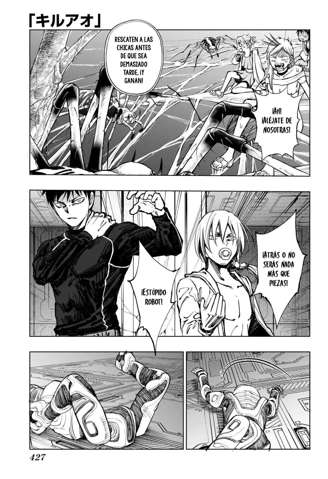 Kill Blue Capitulo 58: El calabozo Mitsuoka, parte 3 página 2