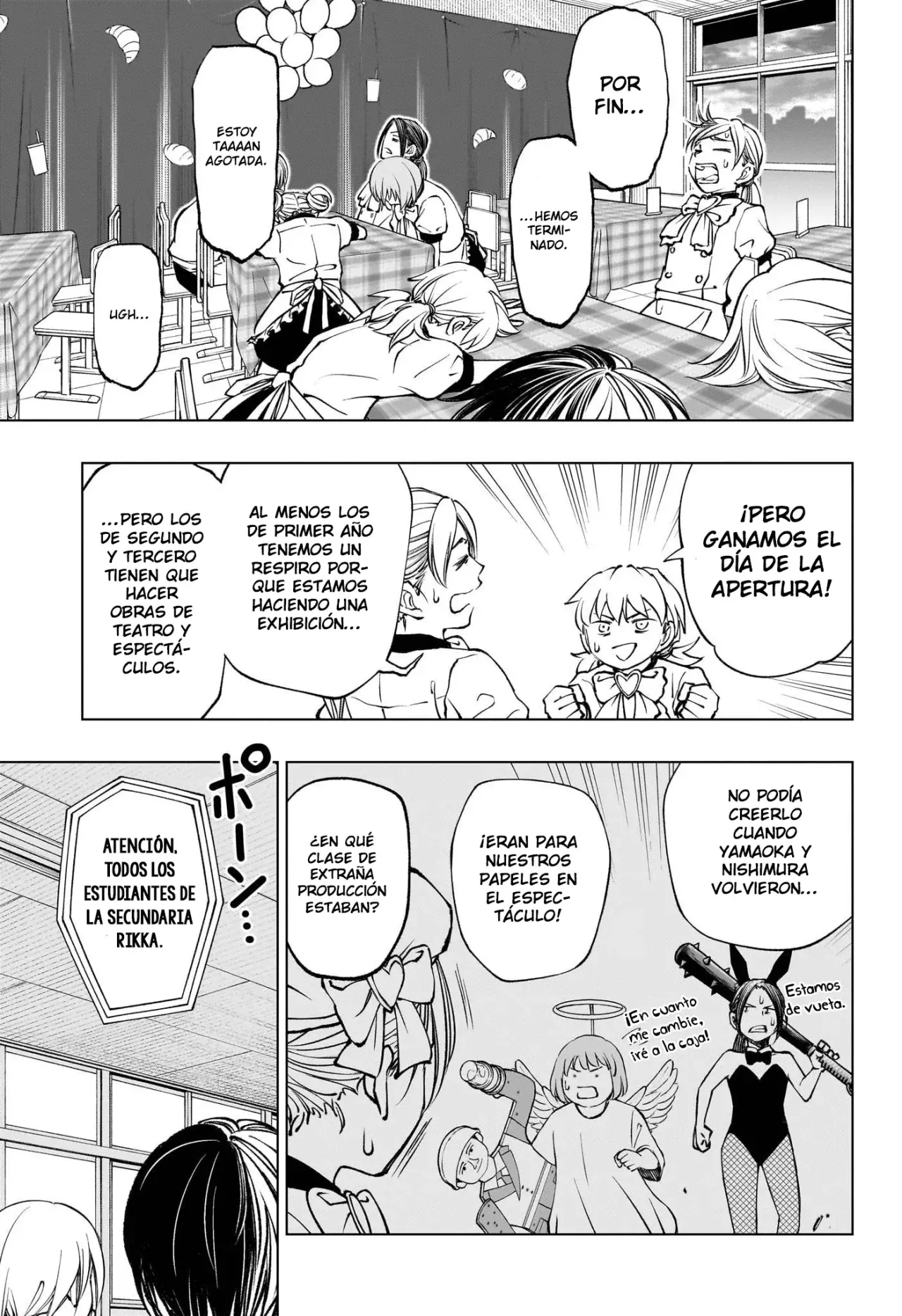 Kill Blue Capitulo 79: Club de economía doméstica a toda maquina página 13
