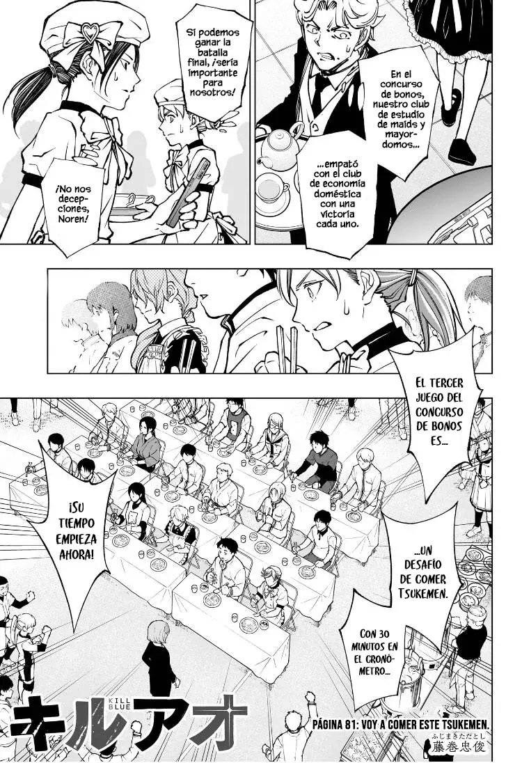 Kill Blue Capitulo 81: Voy a comer este tsukemen página 2