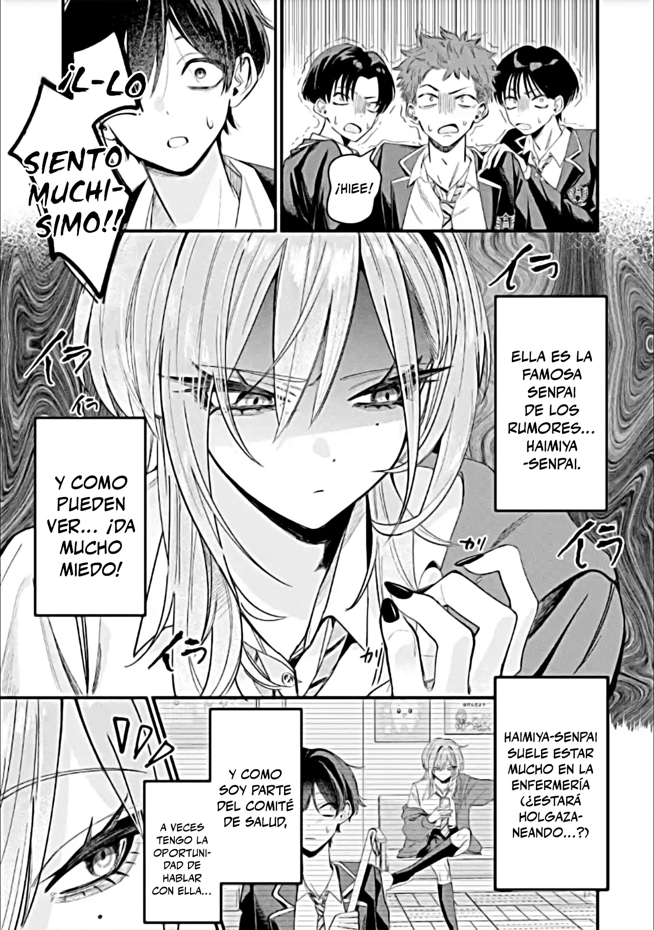 Haimiya-senpai wa Kowakute Kawaii Capitulo 1 página 3