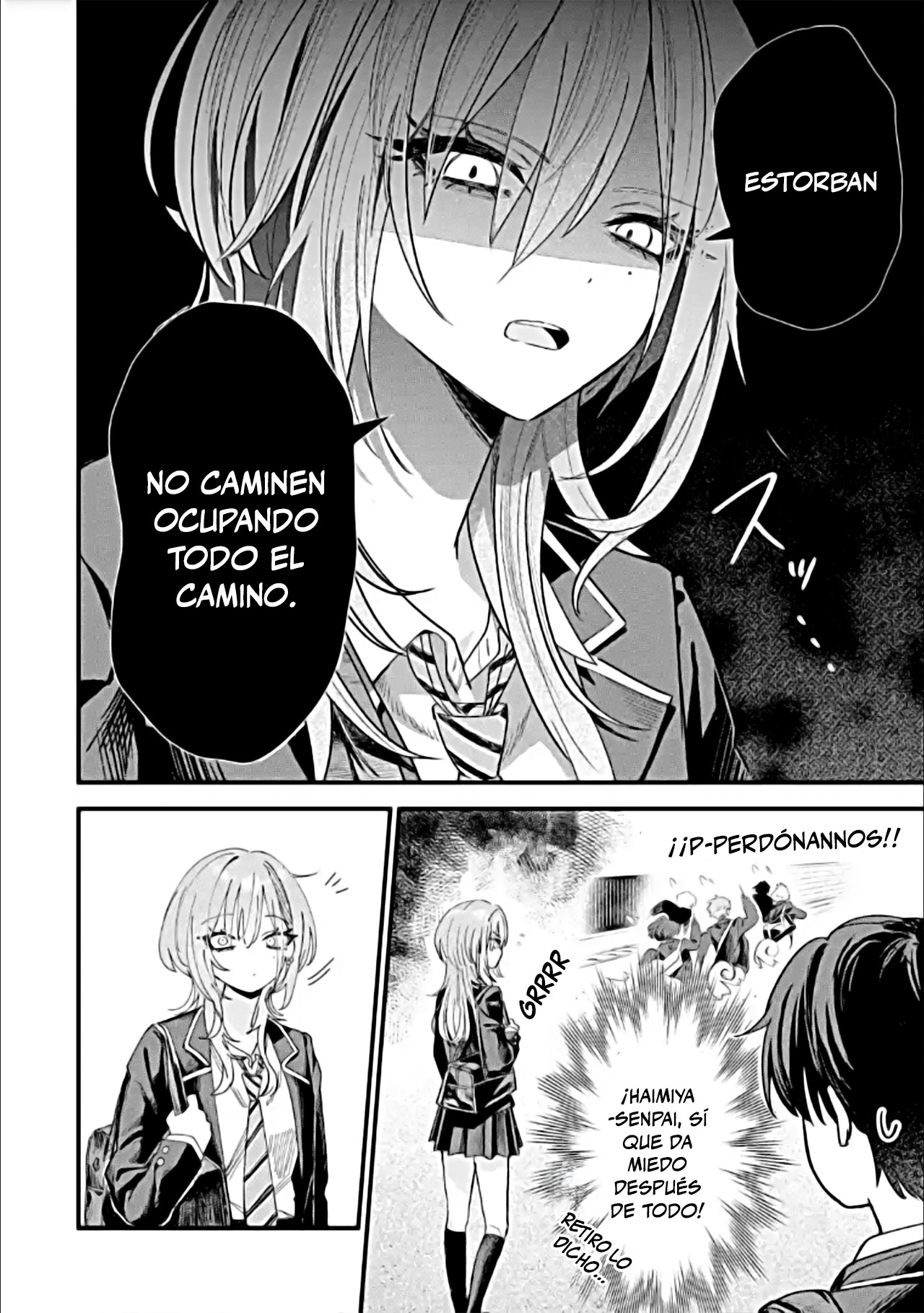 Haimiya-senpai wa Kowakute Kawaii Capitulo 2 página 2