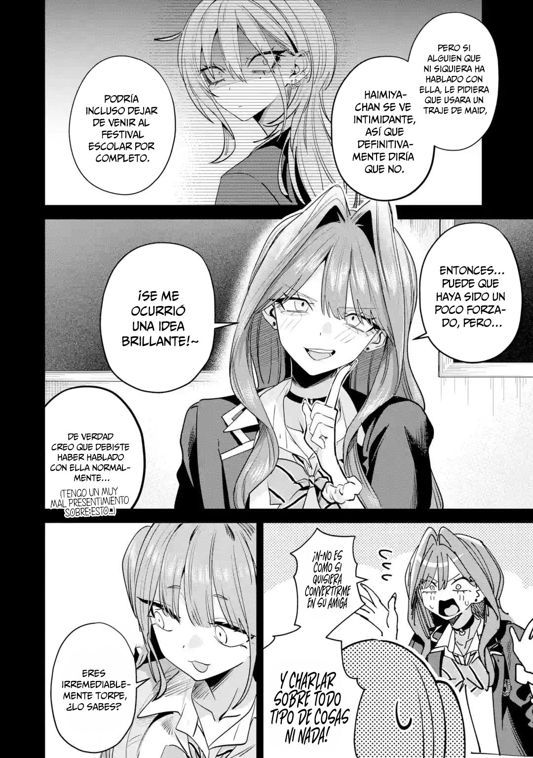 Haimiya-senpai wa Kowakute Kawaii Capitulo 33 página 4