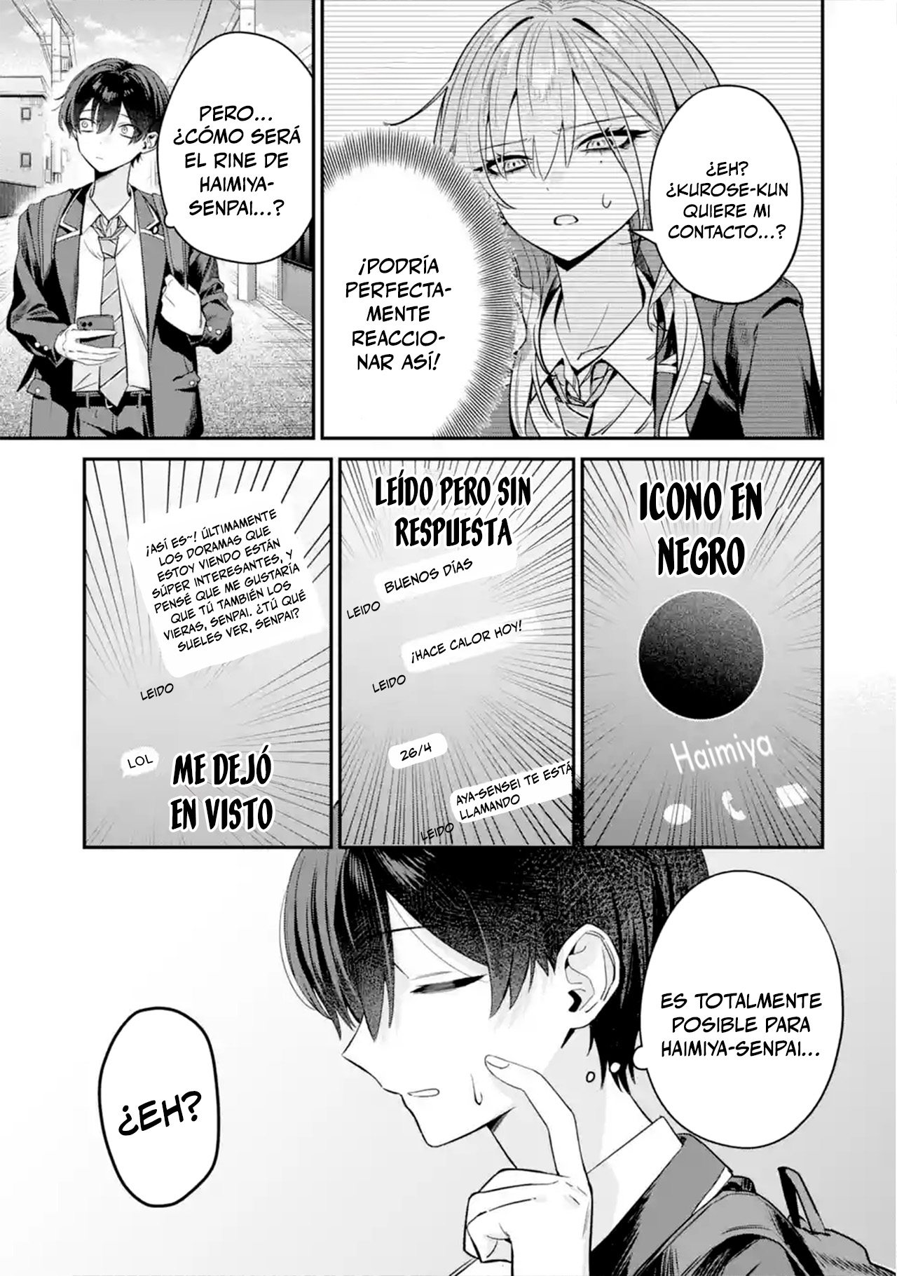 Haimiya-senpai wa Kowakute Kawaii Capitulo 7 página 3