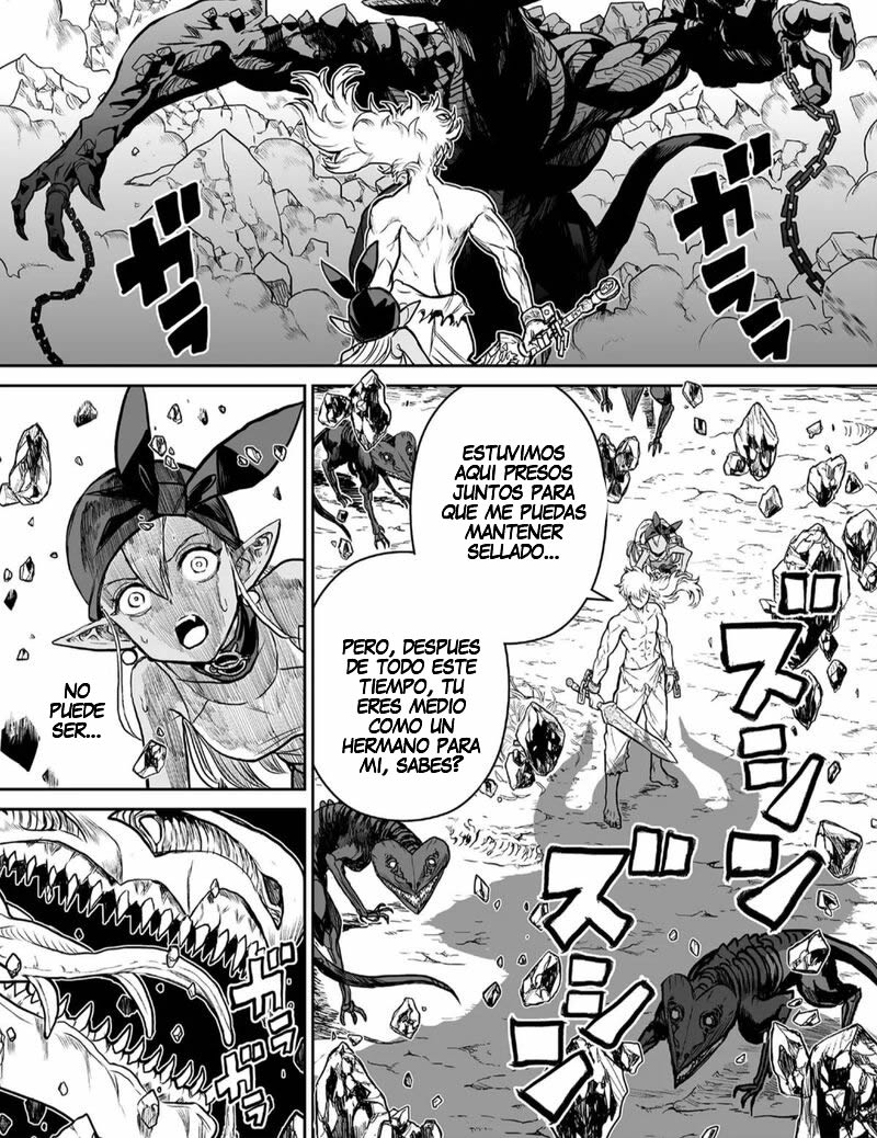 Abandoned ~Tsuyosugite Buki ga Kowareru Yuusha to Buki Shokunin no Elf~ Capitulo 1 página 37