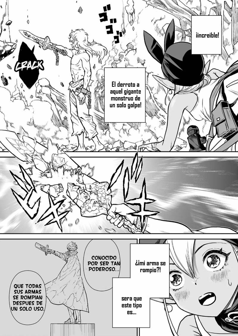 Abandoned ~Tsuyosugite Buki ga Kowareru Yuusha to Buki Shokunin no Elf~ Capitulo 1 página 46