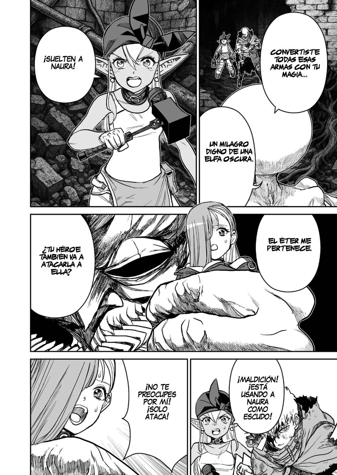 Abandoned ~Tsuyosugite Buki ga Kowareru Yuusha to Buki Shokunin no Elf~ Capitulo 13 página 2