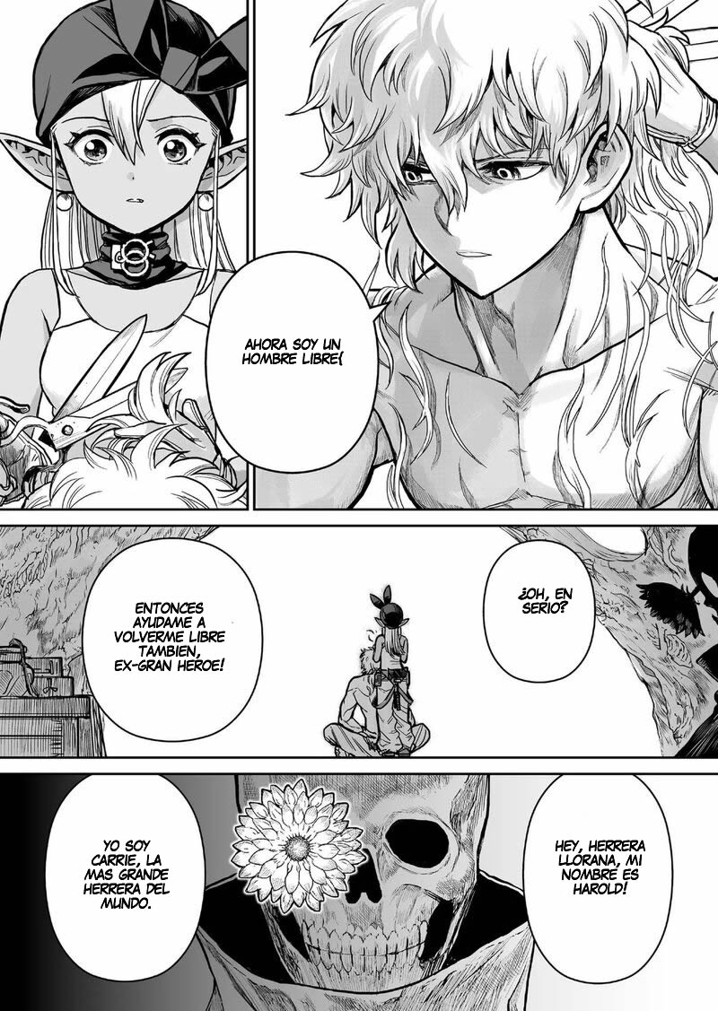 Abandoned ~Tsuyosugite Buki ga Kowareru Yuusha to Buki Shokunin no Elf~ Capitulo 2 página 14