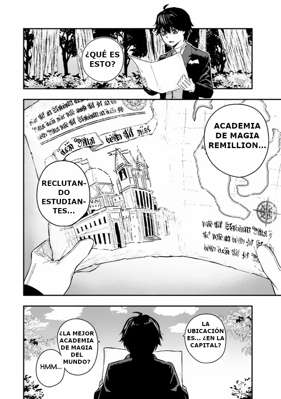 Gomi Ika da to Tsuihousareta Shounin, Jitsu wa Zensei Kenja Desu ~Shijou Saikyou no Kenja, Sekai Saikou Hou no Gakuen ni Kayou~ Capitulo 1: BANISHED, AND... página 24