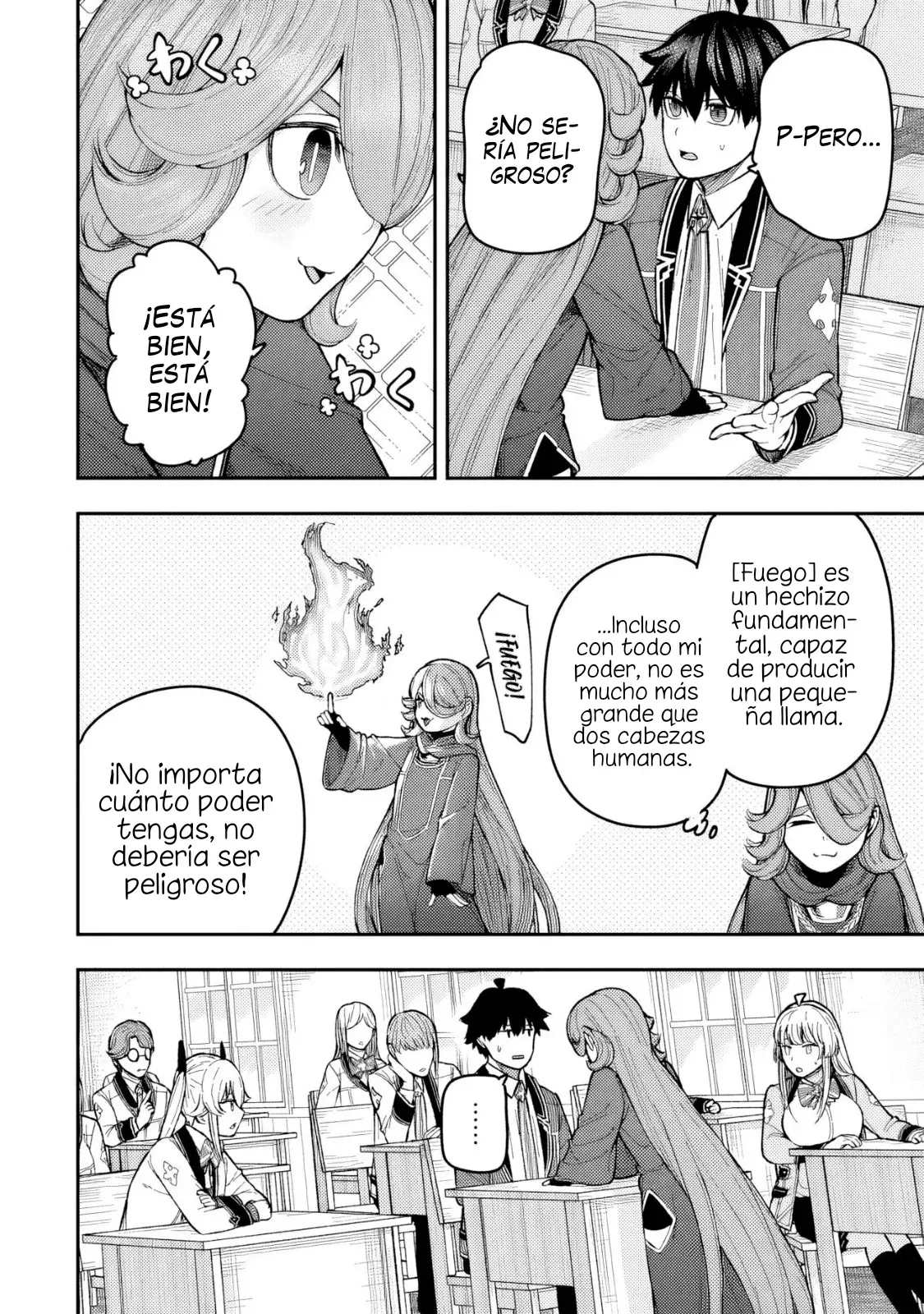 Gomi Ika da to Tsuihousareta Shounin, Jitsu wa Zensei Kenja Desu ~Shijou Saikyou no Kenja, Sekai Saikou Hou no Gakuen ni Kayou~ Capitulo 10.1 página 17