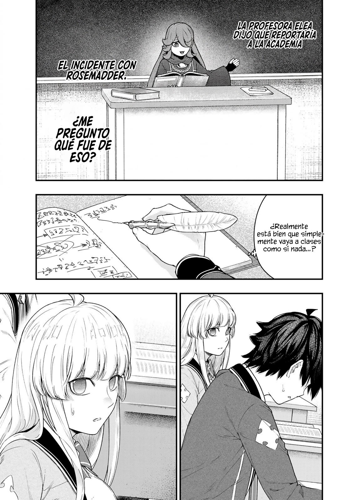 Gomi Ika da to Tsuihousareta Shounin, Jitsu wa Zensei Kenja Desu ~Shijou Saikyou no Kenja, Sekai Saikou Hou no Gakuen ni Kayou~ Capitulo 14.1 página 7