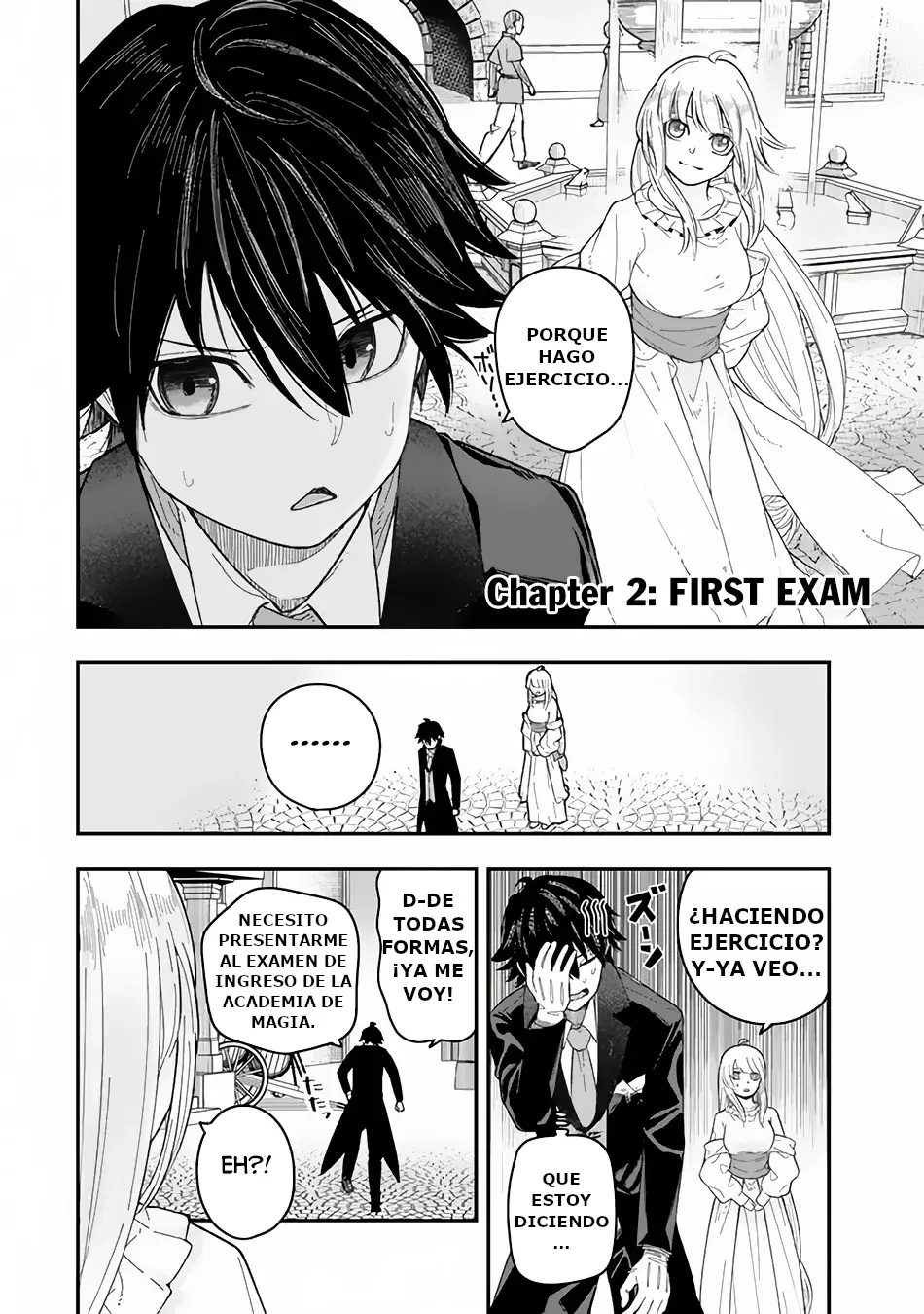 Gomi Ika da to Tsuihousareta Shounin, Jitsu wa Zensei Kenja Desu ~Shijou Saikyou no Kenja, Sekai Saikou Hou no Gakuen ni Kayou~ Capitulo 2.1: FIRST EXAM página 3