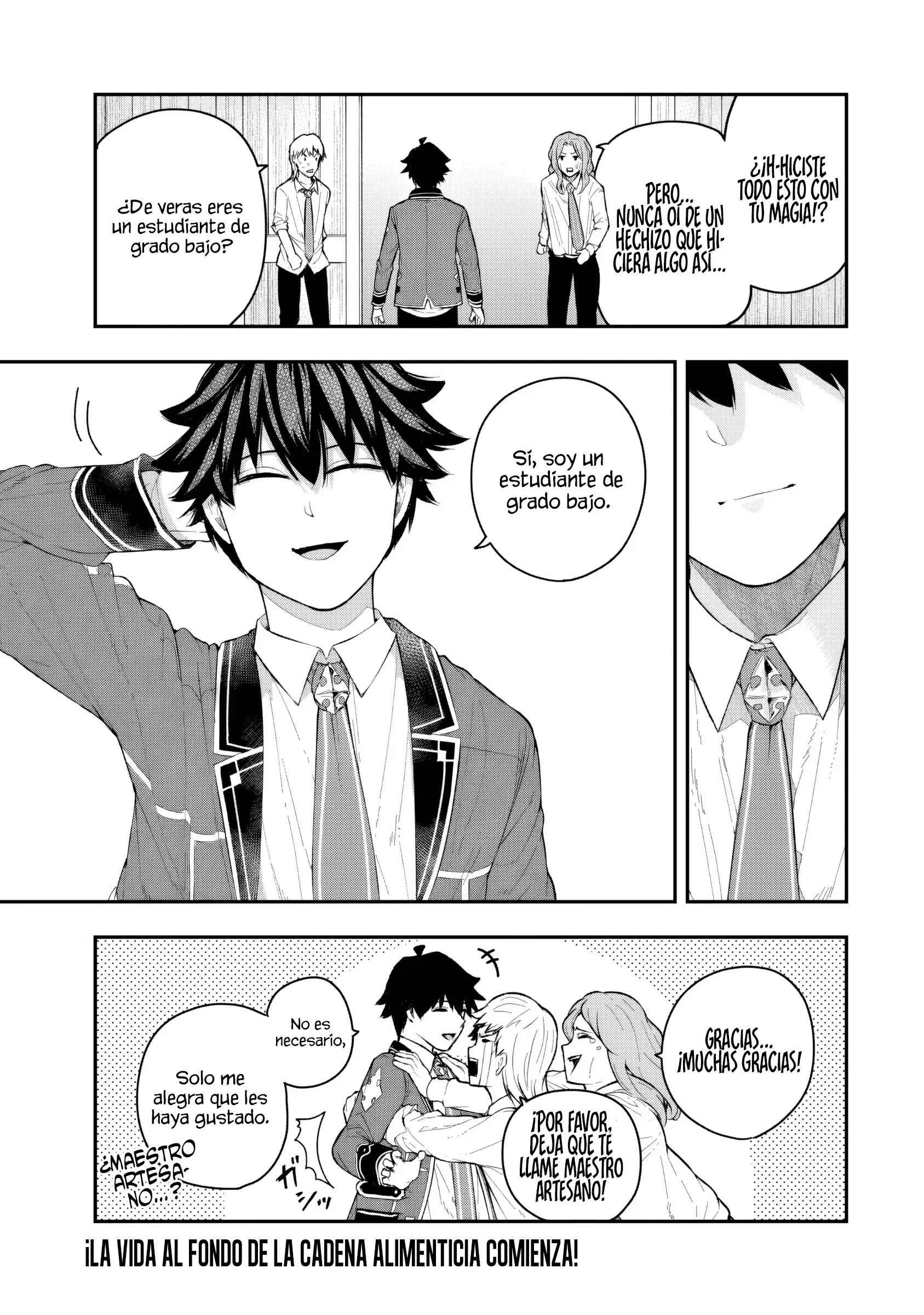 Gomi Ika da to Tsuihousareta Shounin, Jitsu wa Zensei Kenja Desu ~Shijou Saikyou no Kenja, Sekai Saikou Hou no Gakuen ni Kayou~ Capitulo 5.3 página 17