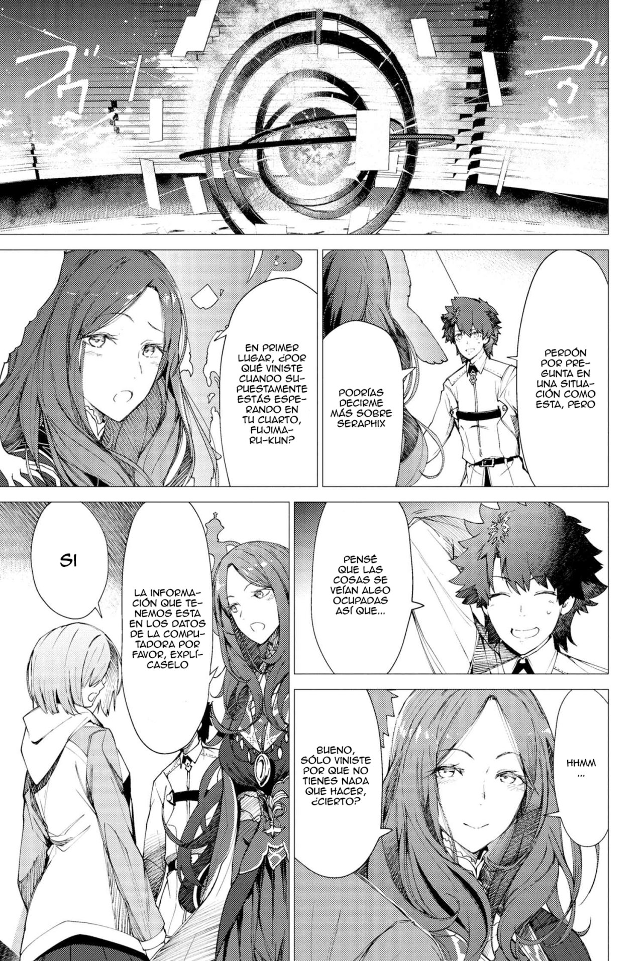 Fate/Grand Order -Epic of Remnant- Deep Sea Cyber-Paradise SE.RA.PH Capitulo 1.1: El Regreso del Lago de los Cisnes. página 13