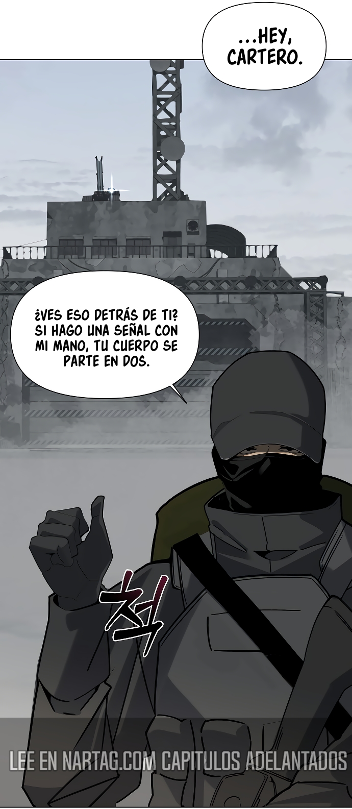 El cartero en medio del apocalipsis Capitulo 9 página 60