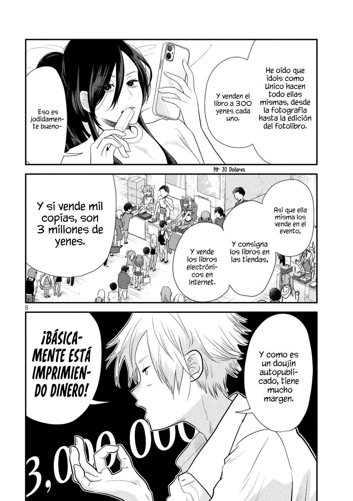 Heisei Haizanhei ⭐ Sumire-chan (Serialización) Capitulo 1: La mujer derrotada de la Era Heisei página 8