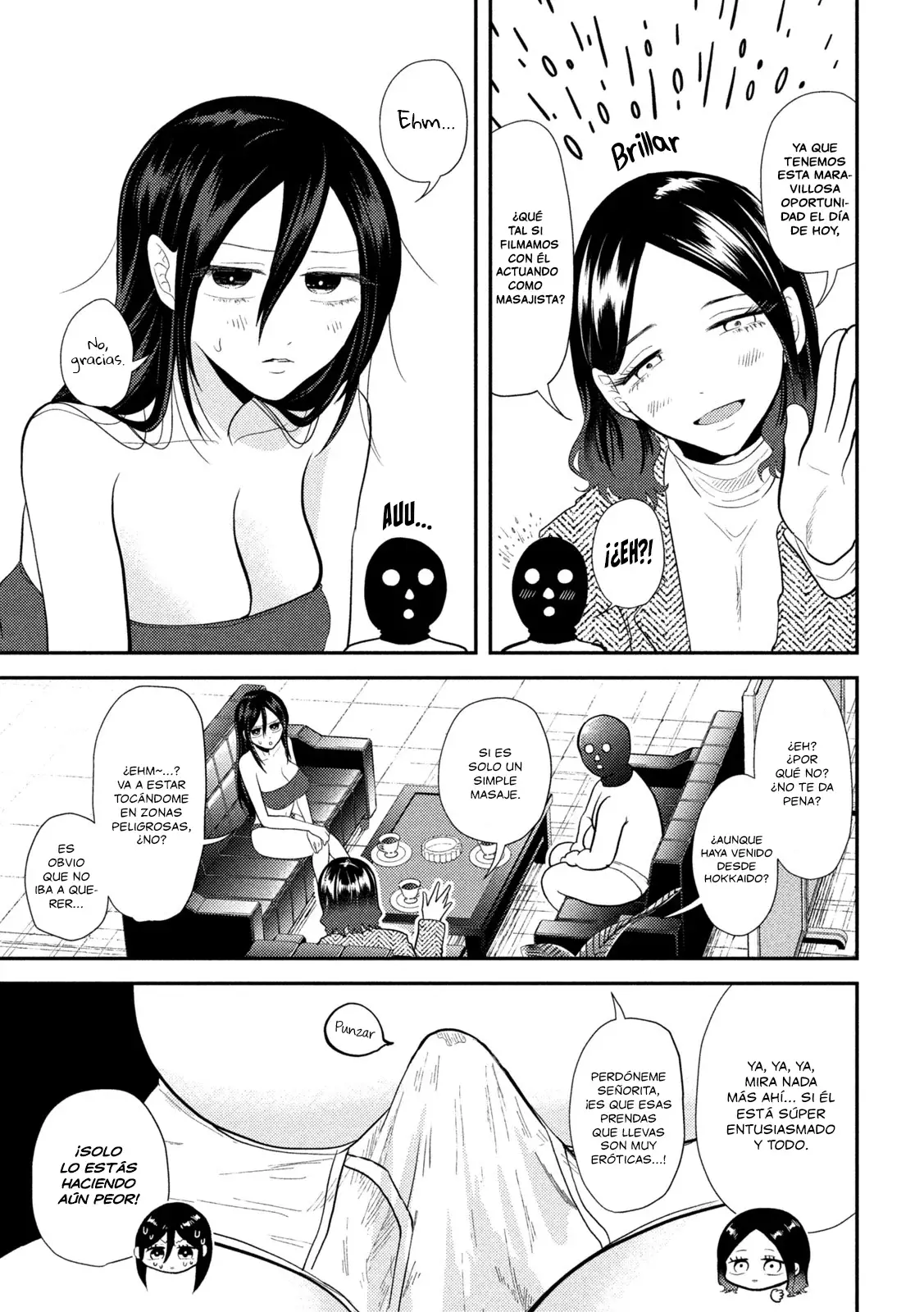 Heisei Haizanhei ⭐ Sumire-chan (Serialización) Capitulo 15: La Mujer y "Sé que es solo un masaje, pero se está sintiendo demasiado bien, no sé que hacer *Splurt*" página 16