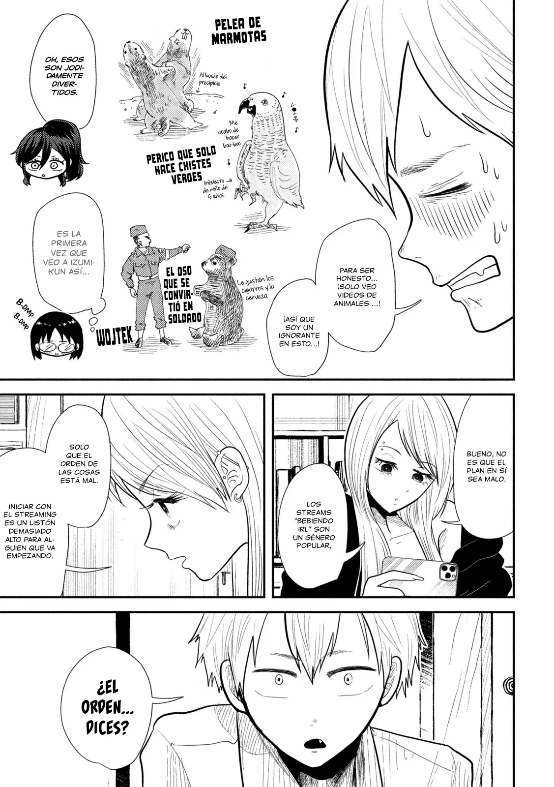 Heisei Haizanhei ⭐ Sumire-chan (Serialización) Capitulo 18: Tres Mujeres, Tres Mundos página 14