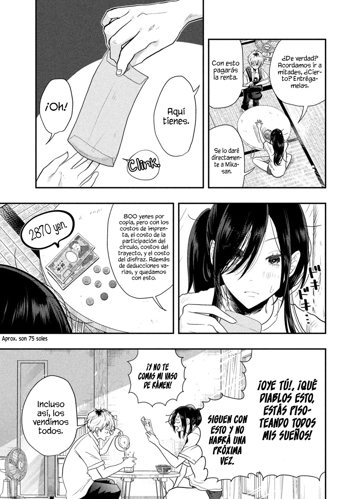 Heisei Haizanhei ⭐ Sumire-chan (Serialización) Capitulo 2: La mujer de 2870 yenes página 4