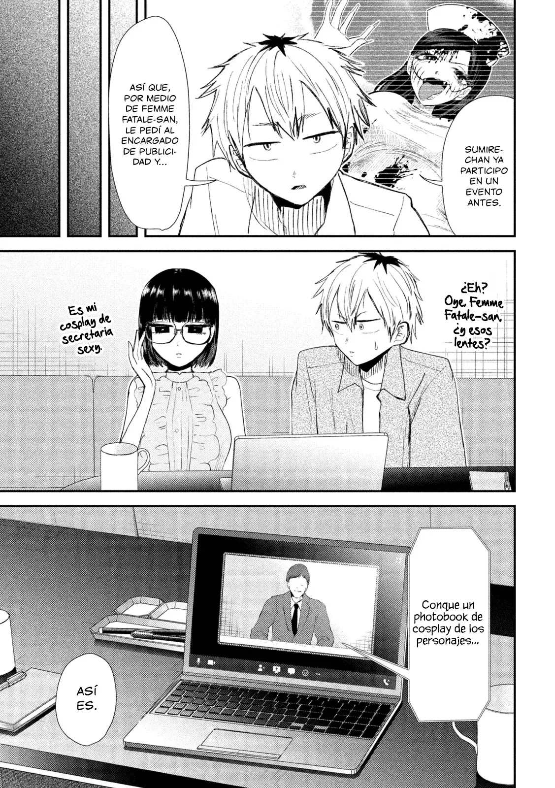 Heisei Haizanhei ⭐ Sumire-chan (Serialización) Capitulo 33: El Triángulo Diabólico de Mujeres página 9
